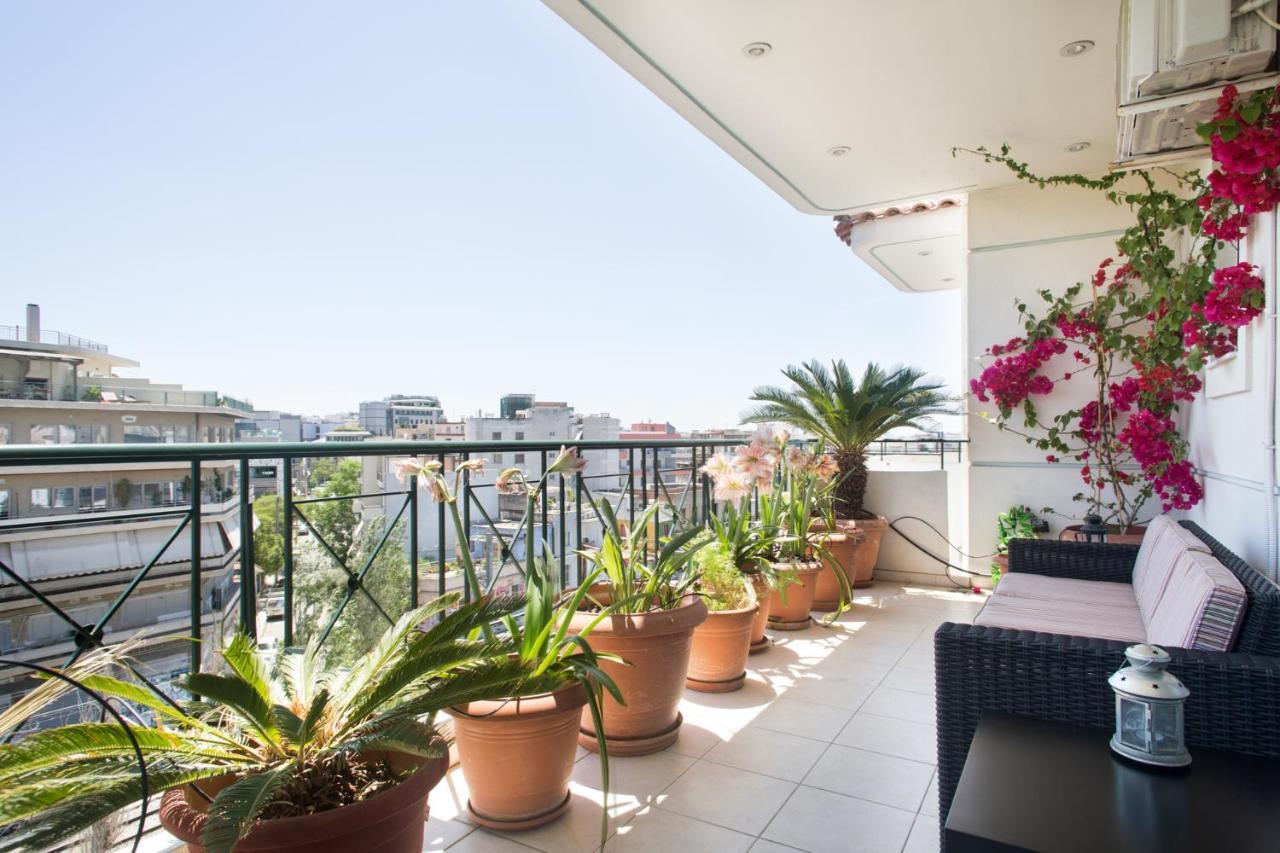Ferienwohnung Acropolis Tony'S Penthouse Athen Exterior foto